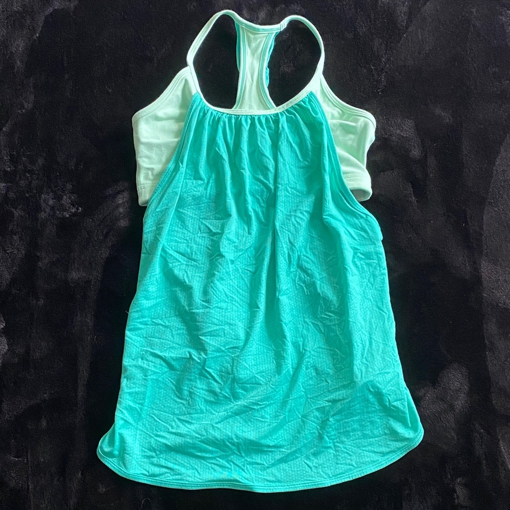 lululemon athletica Aqua Racerback Tank Top